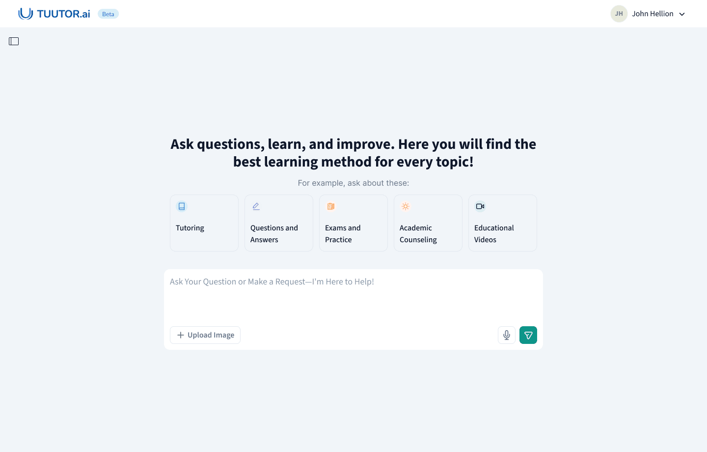 Image of TUUTOR AI features